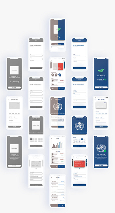 From Wireframe to Visual Design - AirPay Money Transfer App money money app money bag money management money transfer ui ui ux uidesign uiux wireframe wireframe design wireframe kit wireframe wednesday wireframes