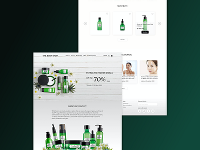 Revamp Website design shop skincare ui uidesign uidesigner uiux ux uxdesign uxdesigner web webdesig webdesigner website