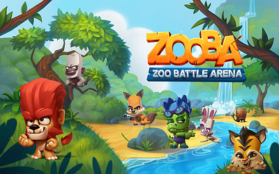 Zooba design digitalart game art gaming illustration photoshop