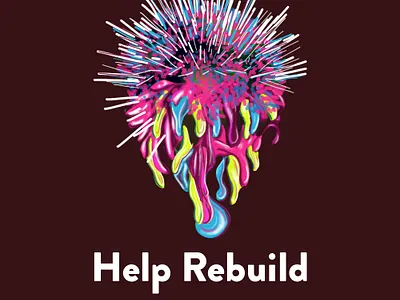 sea urchin advert creative design illustration