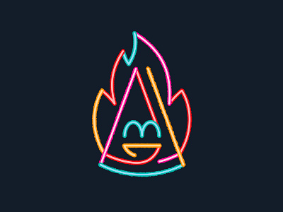 Neon Pizza 📌 Logo for Sale bar casino character comics delivery disco fast food fire flame hot led light logo neon party personage pizza retro signboard vegas