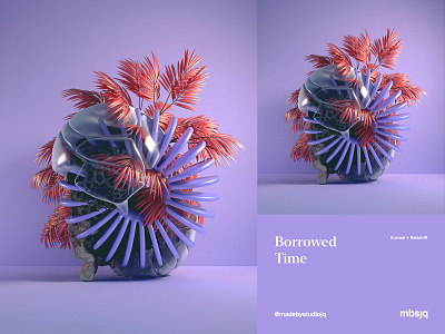 Borrowed Time 3d 3d art art c4d cinema4d digitalart flower mbsjq nature redshift