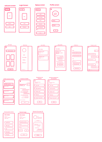 insurance app freehand app app design app designers branding illustration minimal typography uidesign uiux userexperience ux wireframe