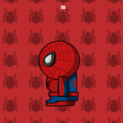 Spiderman Bobble Head artist bobble bobblehead design illustration peter parker photoshop spiderman