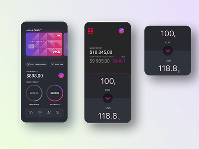 Currency converter Finance App currency converter currency exchange dark ui figma figma tutorial figmadesign finance finance app finance business