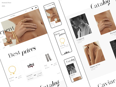 Jewelry store shop e-commerce redesign concept concept creativity daily ecommerce inspiration interaction jewelry minimal mobile ui redesign shop store ui uidesign uiux ux uxdesign web design website white