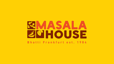 Masala House Logo Design design food indian indianlogos indianlogos inspiration inspired kitchen masala visualdesign visualise