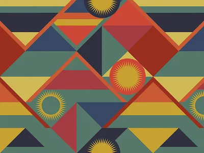 SUNNY GEOMETRIC PATTERN geometric geometrical geometry pattern pattern art pattern design seamless seamless pattern