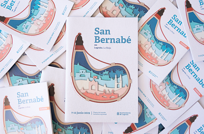 San Bernabé 2019 art direction brochure color creative direction design festival festival poster festival program graphic design illustration la rioja leaflet logroño party photography poster poster art poster design san bernabé spain