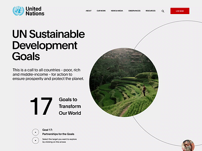 United Nations animation app branding design minimal photoshop typography ui ux web website