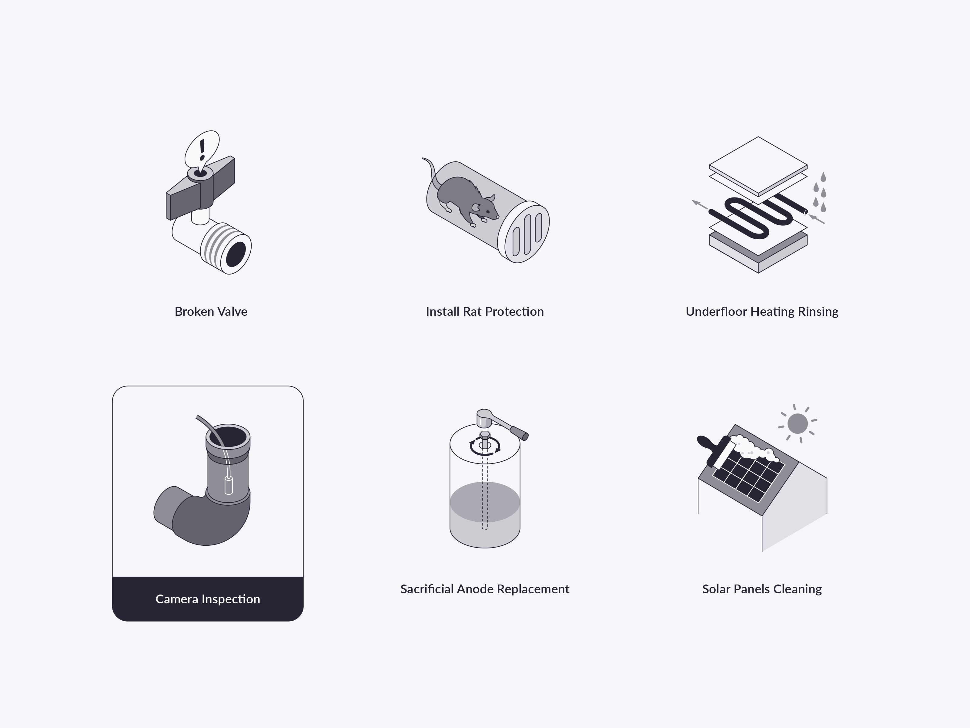 Repair calculator illustrations web design