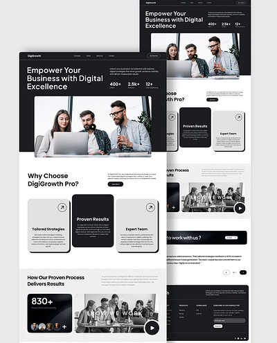 Business Growth Website branding business business growth business growth website business website coporate figma landing page uiux web design website