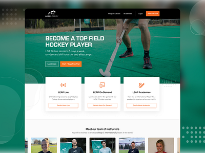 Hockey Online Training Platform - Leap Hockey