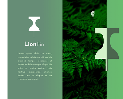 LionPin MockUp animal animal logo branding creative goldenratio graphicdesigndaily green inspiration inspirations logo logo design logoconcept logodesign logoinspire logonew logos logotype nature startup typography