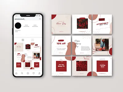 Instagram Feeds adobe adobe illustrator feed feed app feeds illustration instagram instagram post instagram template