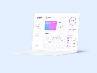 MoneyGram. Dashboard analitycs avatar banking banking card bankingapp dashboad gradient gradients income memoji minimalistic money shadows statistic table wallet whiteboard