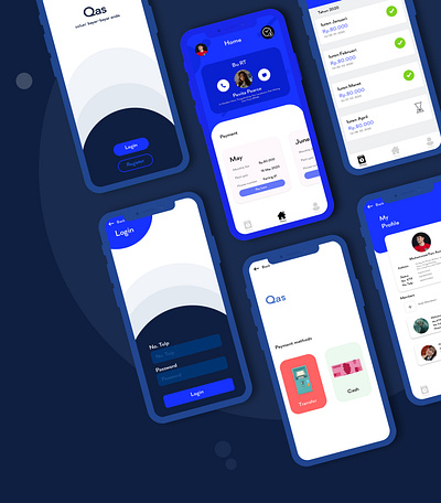 Payment App app branding design mobile mobile app mockup payment app ui ux vector