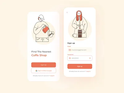 Sign up page concept design sign up ui ux