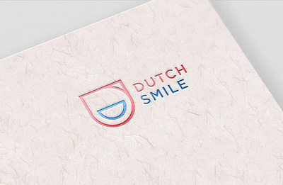 Dutch Smile design dutch graphic graphicdesign icon idea illustration illustrator letter logo logodesign manchedesign minimal paper smile vector