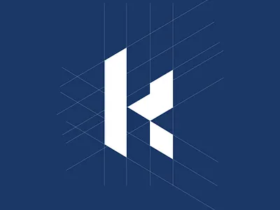 K Concept logo. design graphic design icon illustrator logo minimal typography ui ux vector