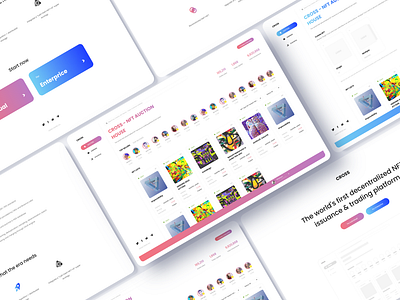 CROSS - Blockchain NFT Landing Page & Platform Dashboard bitcoin blockchain branding btc crypto dashboard defi landingpage minimal minimalist ui ux