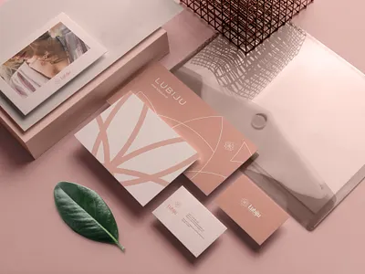 Lubiju Brand Identity brand branding design design flower identy logo personal brand