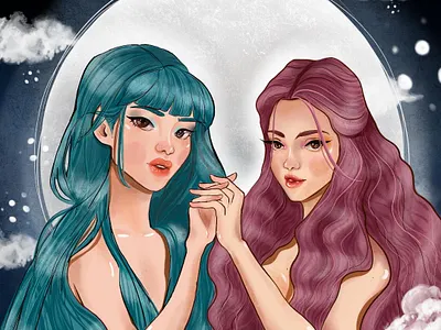 sky and sea animation character animation character design illustration