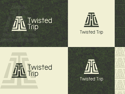 Twisted Trip 1 brand design brand identity branding design illustration labyrinth logo logo design