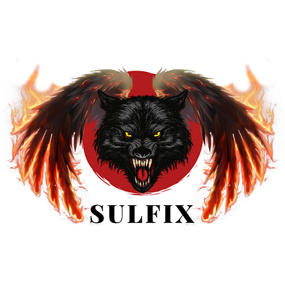 SULFIX branding design desin gaming logo logo game logodesign minimal typography