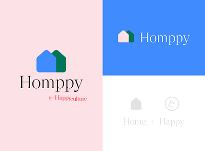 Homppy - branding branding branding design design graphicdesign graphisme home hotel icon identity letter logo logo design logotype mark pictogram service type typography work