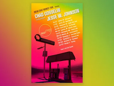Dream Coast Midwest Tour music poster record label