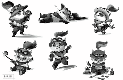 Teemo sketches character character design draw drawing illustration leagueoflegends sketch teemo teemofanart