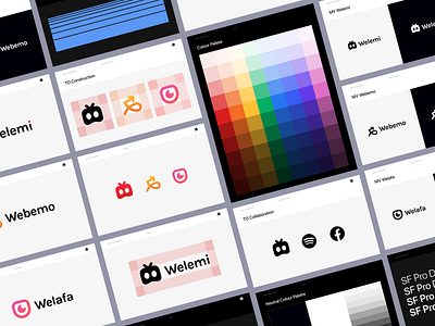 Welemi - Brand Design apps brand brand design brand identity brandbook branding branding design clean icon icons logo logo design logodesign logos logotype minimal