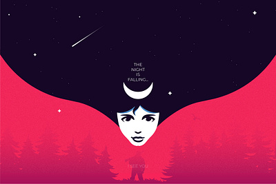 Mistress of the Night branding design face girl illustraion inspiration night vector vectorart