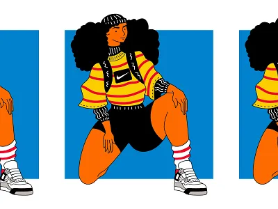 Athleisure air jordan beanie girl nike pose