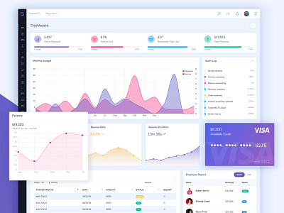 Quantum Dashboard UI admin app dashboard design interface theme ui user interface ux widget