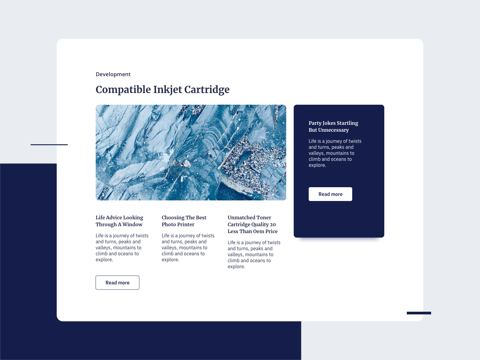 Site Section UI Design by Ildiko Gaspar on Dribbble