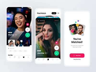 Dating App - Mobile UI/UX design agency android app bumble couple dating dating app datingapp design find love hinge ios love match mobile partner relationship tinder ui ux