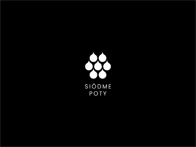 SIÓDME POTY | YOGA SCHOOL branding design logo mark minimal symbol vector yoga