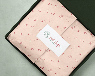 Petit Lapin Packaging branding bunny floral design florist florist logo icon illustration mark packaging pattern pink rabbit sticker tag typography