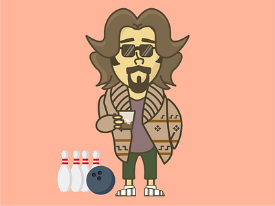 The Big Lebowski big lebowski character dude illustration lebowski the dude