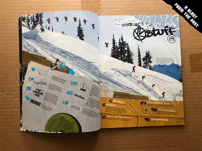 BeneskiDesign SKEEZE Magazine TOC analog design magazine design print design