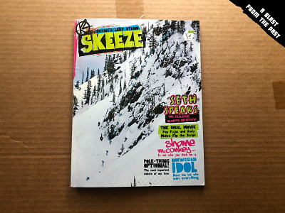 BeneskiDesign SKEEZE Magazine Cover design magazine cover magazine design print design