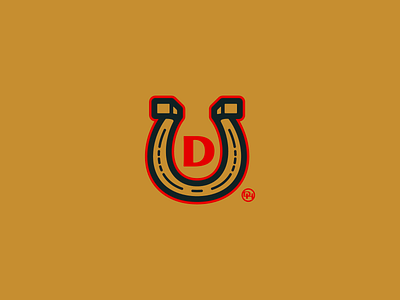 Horseshoe d horseshoe lucky monogram