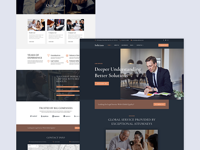 Solicians Law Firm design desktop homepage landing page layout layout design layout exploration ui ux website