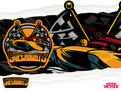 SUPERBOAT ESPORTS LOGO adobeillustator cartoon character design dribbble game illustration logo mascot super boat