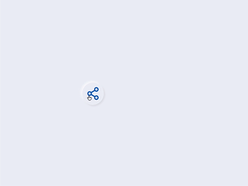 Social Share Button button daily ui dailyui dailyui 010 dailyuichallenge share social share soft ui