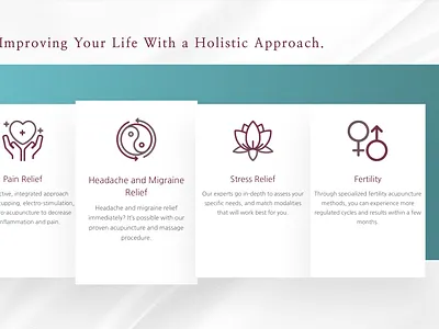 Website design for Precision Healing & Wellness branding design graphic design layout typography website design