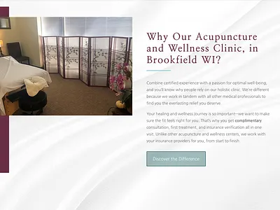 Website design for Precision Healing & Wellness branding design graphic design layout typography website design