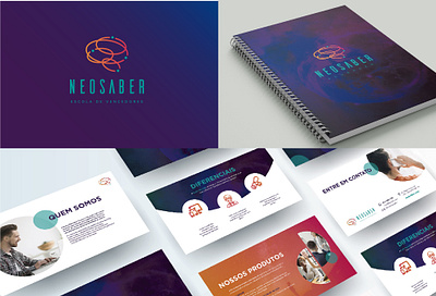 Neosaber Educação | Visual Identity branding education logo school space visual identity